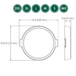 Malá liatinová panvica Skillet Ø 27 cm – Obrázok 2